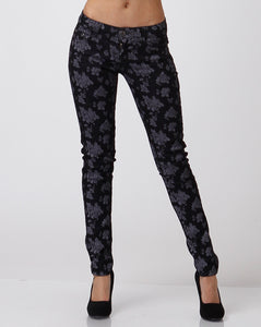 Grey Floral Bottoms