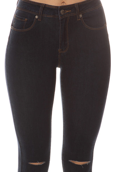 Cut Knee Denim Jeans