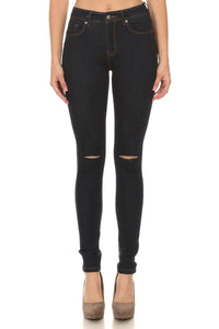Cut Knee Denim Jeans