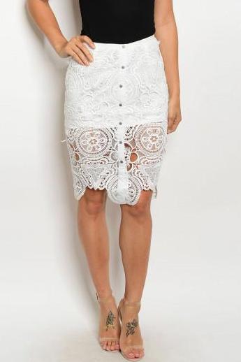 Snap Front Skirt