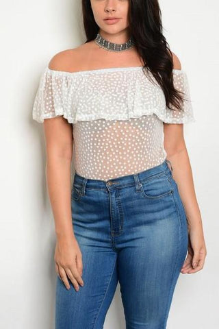 Polka-dot Bodysuit Plus