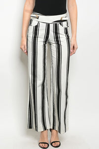 Stripped Flare Bottoms