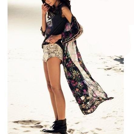 Floral Beach Coverup